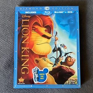 Disney The Lion King Blu-ray + DVD Set - Blue and Gold